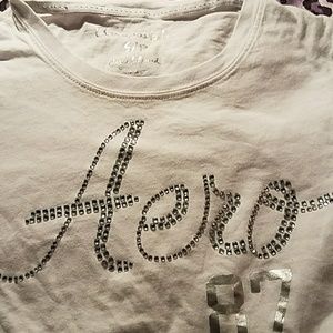 White S/P  arepostol  t shirt